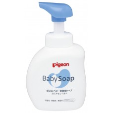 Pigeon Baby Soap — мыло-пенка для младенцев, 0+,  500 мл.