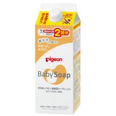 Pigeon Baby Soap — мыло-пенка для младенцев, 0+, refill 800 мл.