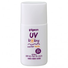 Pigeon UV baby milk waterproof SPF 25・PA++ — детское солнцезащитное молочко, 0+