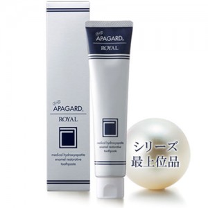 APAGARD Royal — отбеливающая паста c повышенным содержанием гидроксипатита, 135 гр.